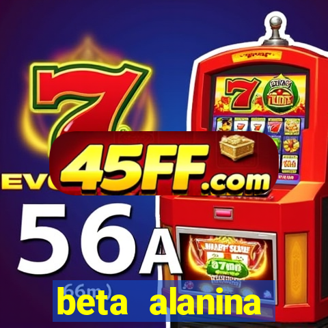 beta alanina aumenta a pressao